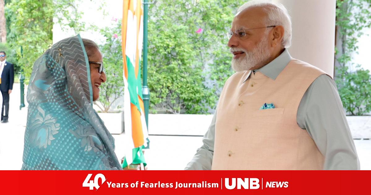 Hasina Modi Agree To Resolve Outstanding Bilateral Issues Through Talks