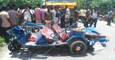 কুড়িগ্রামে ড্রাম ট্রাকের ধাক্কায় অটোরিকশার চালকসহ নিহত ২, আহত ৩