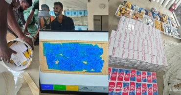 বিমানবন্দরে কাপড়ের চালান থেকে ১,৬৫৫ মোবাইল ফোন জব্দ