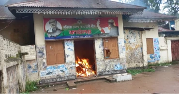 হবিগঞ্জে পুলিশ-শিক্ষার্থী সংঘর্ষে আহত ৫০, আ. লীগ কার্যালয়ে আগুন