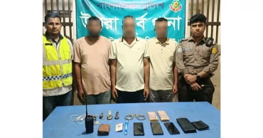উত্তরায় ডিজিএফআই সদস্য সেজে চাঁদাবাজি, গ্রেপ্তার ৩