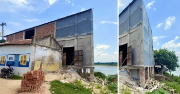 গড়াই-তীর দখল করে চলছে অবৈধ নির্মাণ, নীরব প্রশাসন