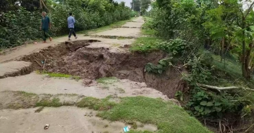 তিস্তার তীররক্ষা বাঁধের শতাধিক স্থানে ধস, আতঙ্কে গাইবান্ধার লক্ষাধিক মানুষ