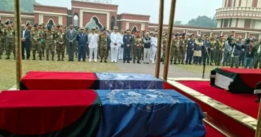 সুদানে নিহত ৬ শান্তিরক্ষীর জানাজা সম্পন্ন