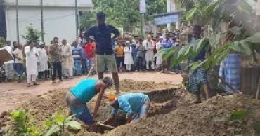 লক্ষ্মীপুরে দাফনের ১৪ মাস পর কৃষকদল নেতার মরদেহ উত্তোলন