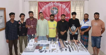 কুমিল্লায় কিশোর গ্যাং চক্রের ৯ সদস্য আটক, অস্ত্র-মাদক উদ্ধার