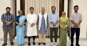 জুলাই শহীদ স্মৃতি ফাউন্ডেশনের সাধারণ সম্পাদক সারজিস এবং প্রধান নির্বাহী কর্মকর্তা স্নিগ্ধ