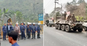 ‘সন্ত্রাসের জনপথ’ জঙ্গল সলিমপুরে চলছে যৌথবাহিনীর অভিযান