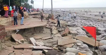 বঙ্গোপসাগরে নিম্নচাপের প্রভাবে পটুয়াখালীর নিম্নাঞ্চল প্লাবিত