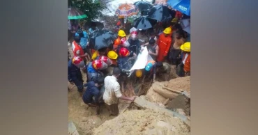 রোহিঙ্গা ক্যাম্পে পৃথক পাহাড় ধসে ৯ জনের মৃত্যু, উদ্ধার চলছে