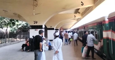 কমলাপুরে চলন্ত ট্রেনে উঠতে গিয়ে নারী নিহত