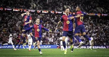 রিয়ালকে ৫ গোল দিয়ে সুপার কাপ জিতল ১০ জনের বার্সেলোনা