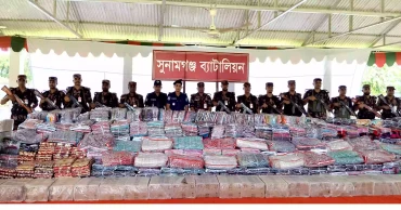 সিলেটে গরু ও সুনামগঞ্জে সাড়ে ৫ কোটি টাকার ভারতীয় মালামাল জব্দ