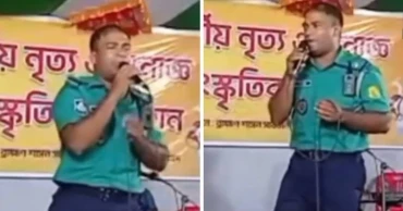পূজামণ্ডপে গান গাওয়া এএসআই প্রত্যাহার