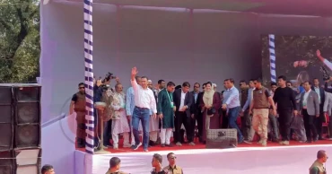 সিলেটে বিএনপির নির্বাচনি জনসভা শুরু, সমাবেশস্থলে তারেক রহমান