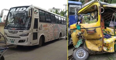 চাঁদপুরে বাস-অটোরিকশা মুখোমুখি সংঘর্ষে নিহত ১, আহত ১