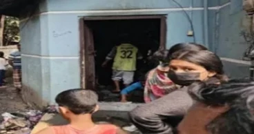সিলেটে আগুনে পুড়ল বসতঘর