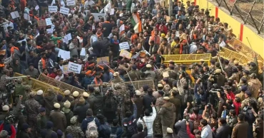 দিল্লিতে বাংলাদেশ হাই কমিশনের সামনে আবারও বিক্ষোভ