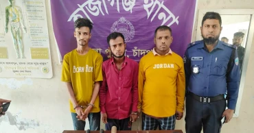 চাঁদপুরে অস্ত্রসহ ডাকাত দলের ৩ সদস্য গ্রেপ্তার