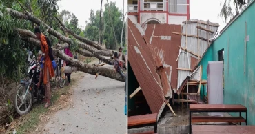 ১২ মিনিটের ঝড়: শিশুসহ ৩ জনের মৃত্যু, লন্ডভন্ড ২০টি গ্রাম