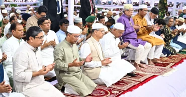 ঈদের প্রধান জামাতে ফিলিস্তিন-ইরানের নির্যাতিত মুসলমানদের জন্য দোয়া