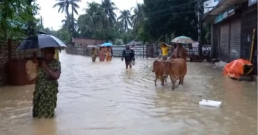 টানা বৃষ্টি ও পাহাড়ি ঢলে প্লাবিত খাগড়াছড়ির নিম্নাঞ্চল