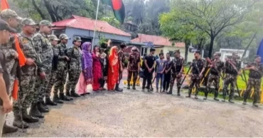 সিলেট সীমান্তে আটক ৯ বাংলাদেশিকে বিজিবির কাছে হস্তান্তর বিএসএফের