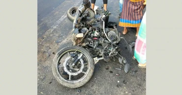 রাজবাড়ীতে বাসচাপায় মোটরসাইকেলচালক নিহত