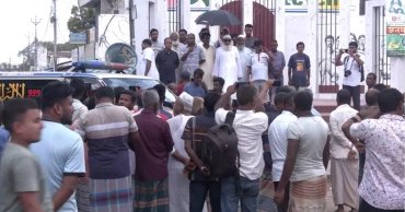 রংপুরে বিএনপি কর্মীর লাশ নিয়ে স্বজনদের বিক্ষোভ