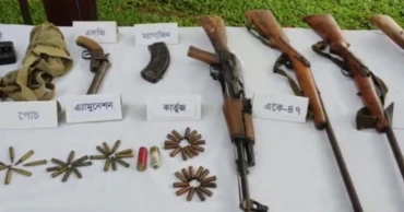 রাঙ্গামাটিতে ইউপিডিএফের আস্তানায় সেনাবাহিনীর অভিযান, অস্ত্র-গোলাবারুদ উদ্ধার