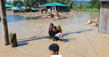 হঠাৎ ভারী বৃষ্টিতে খাগড়াছড়ির নিম্নাঞ্চল প্লাবিত, বিপাকে হাজারো মানুষ