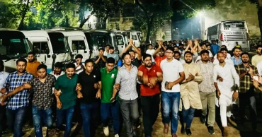 চবি শিক্ষার্থীদের ওপর হামলার প্রতিবাদে জবি ছাত্রদলের বিক্ষোভ