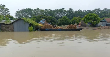 চাঁপাইনবাবগঞ্জে তিন নদীর পানি বৃদ্ধি, পানিবন্দি ৪ হাজার ৩৫০ পরিবার