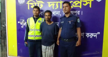 নবাবগঞ্জের জানালা ভেঙে পালানো আসামি গ্রেপ্তার