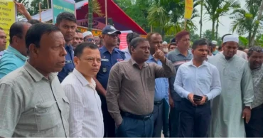 দক্ষিণ গফরগাঁও উপজেলা সদর দপ্তরের প্রস্তাবিত স্থান পরিদর্শনে বিভাগীয় কমিশনার