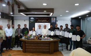 সনদ পেলেন সিলেট কৃষি বিশ্ববিদ্যালয়ের ১২ নেপালি শিক্ষার্থী