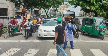 সড়কে ট্রাফিকের দায়িত্ব পালনকালে চাঁদপুরে গাড়িচাপায় শিক্ষার্থী আহত