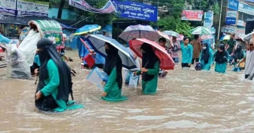 ফেনীতে ৪৪০ মিলিমিটার বৃষ্টিপাত, বেড়িবাঁধে ভাঙন