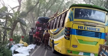 ফরিদপুরে দুই বাসের মুখোমুখি সংঘর্ষে ৫ জন নিহত, আহত ২০