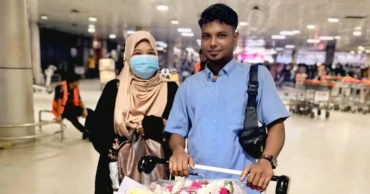 প্রেমের টানে উথলীতে মালয়েশিয়ান তরুণী, ভিড় স্থানীয়দের