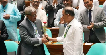 নবনির্বাচিত রাষ্ট্রপতিকে প্রধানমন্ত্রীর লাল গোলাপ শুভেচ্ছা