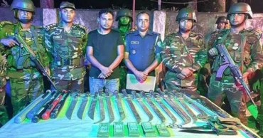 কুমিল্লায় যৌথ বাহিনীর অভিযানে অস্ত্র জব্দ, গ্রেপ্তার ১