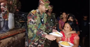 বন্যার্তদের সহায়তায় একদিনের বেতন দান সেনা সদস্যদের