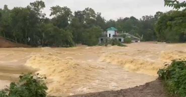 ভেঙে গেছে কুমিল্লার গোমতী প্রতিরক্ষা বাঁধ