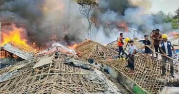 কক্সবাজারে রোহিঙ্গা ক্যাম্পে ভয়াবহ আগুন, শিশুসহ নিহত ২