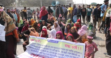 ‘দুই কোম্পানির সুবিধার্থে’ সড়কে দেওয়াল, ক্ষোভে ঢাকা-আরিচা মহাসড়ক অবরোধ