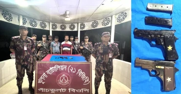 শার্শা সীমান্তে বিদেশি অস্ত্রসহ গ্রেপ্তার ২