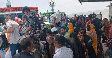 ঢাকামুখী ফিরতি ঈদযাত্রা শুরু, লঞ্চ-ফেরিঘাটে উপচে পড়া ভিড়