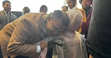 Emotional Moment:  Khaleda reunites with son Tarique after 7 years