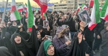 Thousands mourn Khamenei’s killing in central Iran’s Yasuj city